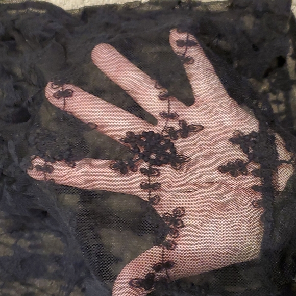 SHEER, Black blouse size 14/16 NEW - Picture 3 of 5